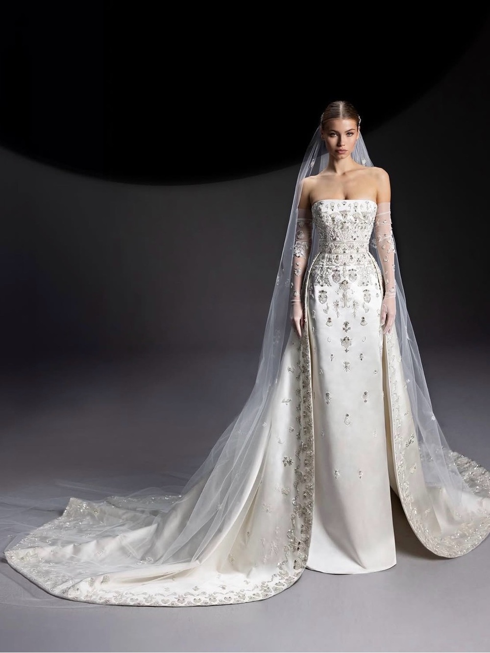Zuhair Murad Imane Royal Wedding Gown, Veil and Gloves- Brand New- Never Worn!